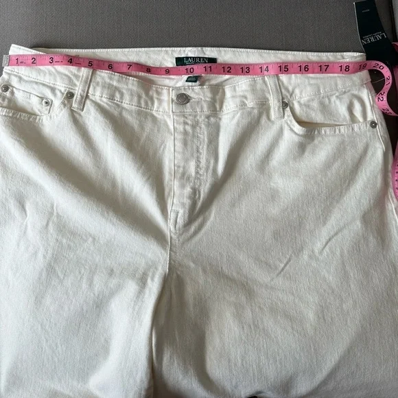 Ralph Lauren Women's Cream Jeans - Picture 14 of 15